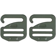 2PCS Tactical Style G-Hook Buckles Chest Rig Strap Adjustment Hardware for Modular Vests & Gear