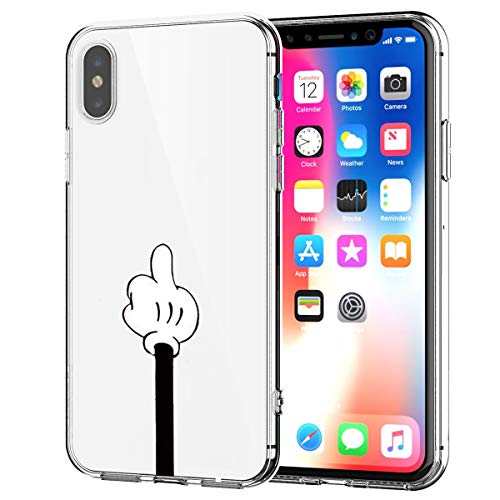 Suhctup [3 Pack Custodia per iPhone X/XS, Silicone...