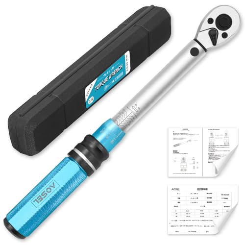トルクレンチ プレセット型 差込角9.5mm(3/8インチ) 2.5-30N・m バイク修理レンチ 自転車 バイク用 オートバイ 車 収納ケース付き 校正証明書・日本語取扱説明書付