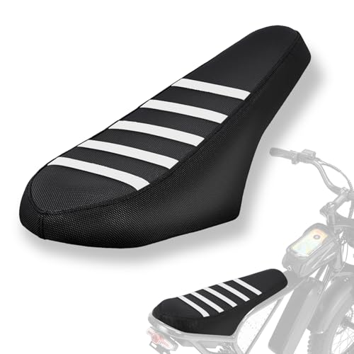 IUVWISN Non-Slip Seat Cover Compatible Fit for Ridstar Q20/Q20 Pro Lite EBike E-Bike Electric Bike Soft Seat Cover White