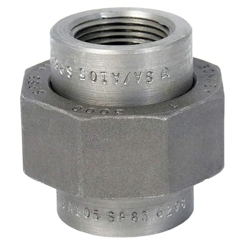 Threaded Union,1in,Forged Steel