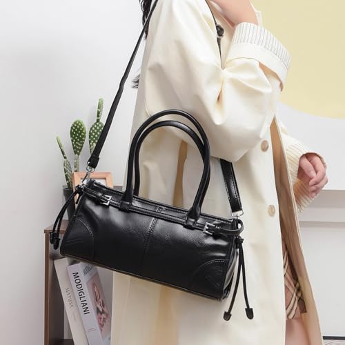 Shoulder Purse PU Leather Handbag for Women Top Handle Bag Satchel Purses4