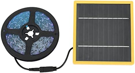 Solar Plant Grow Light Strip,Solar Powered LED Plant Growing Lamp with Solar Panel,Full Spectrum Plant Light for Outdoor Indoor Garden Greenhouse Potted