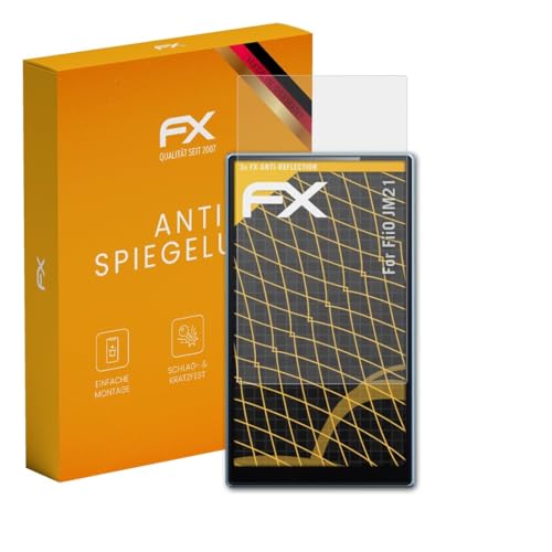 atFoliX Screen Protector compatible with FiiO JM21 Screen Protection Film, anti-reflective and shock-absorbing FX Protector Film (3X)