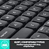 Logitech MK850 Performance Wireless Keyboard and Mouse Combo for Windows, macOS & ChromeOS, Bluetooth & 2.4 GHz USB Receiver, Full-Size Ergonomic Keyboard, Multi-Device, Cushioned Palm Rest Graphite
