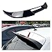 Compatible For VW Polo 6 MK6 2018 2019 2020 2021 Car Rear Tail Tailgate Splitter Trunk Spoiler Lip ABS Roof Spoilers Wing