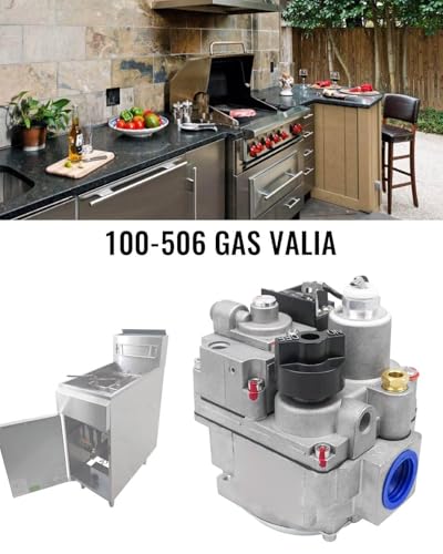 700-506 Gas Valve 720000 BTU/H Fit for Robertshaw 700 Series, Combination Furnace Gas Valve Repair Parts, Fast Opening, for Natural, Manufactured, Mixed, LPG and LPG/Air Mixtures