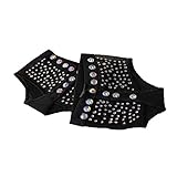 ChYoung 1 Paar Damen Bauchtanz Pfoten Diamond Half Lyrical Schuhe Fußabdeckung Toe Undies Ballettschuhe