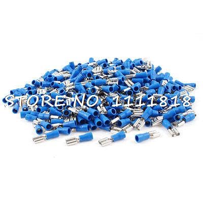 1000 Pcs Insulated Female Spade Wiring Terminals FDD2-250 for AWG 16-14 Cable