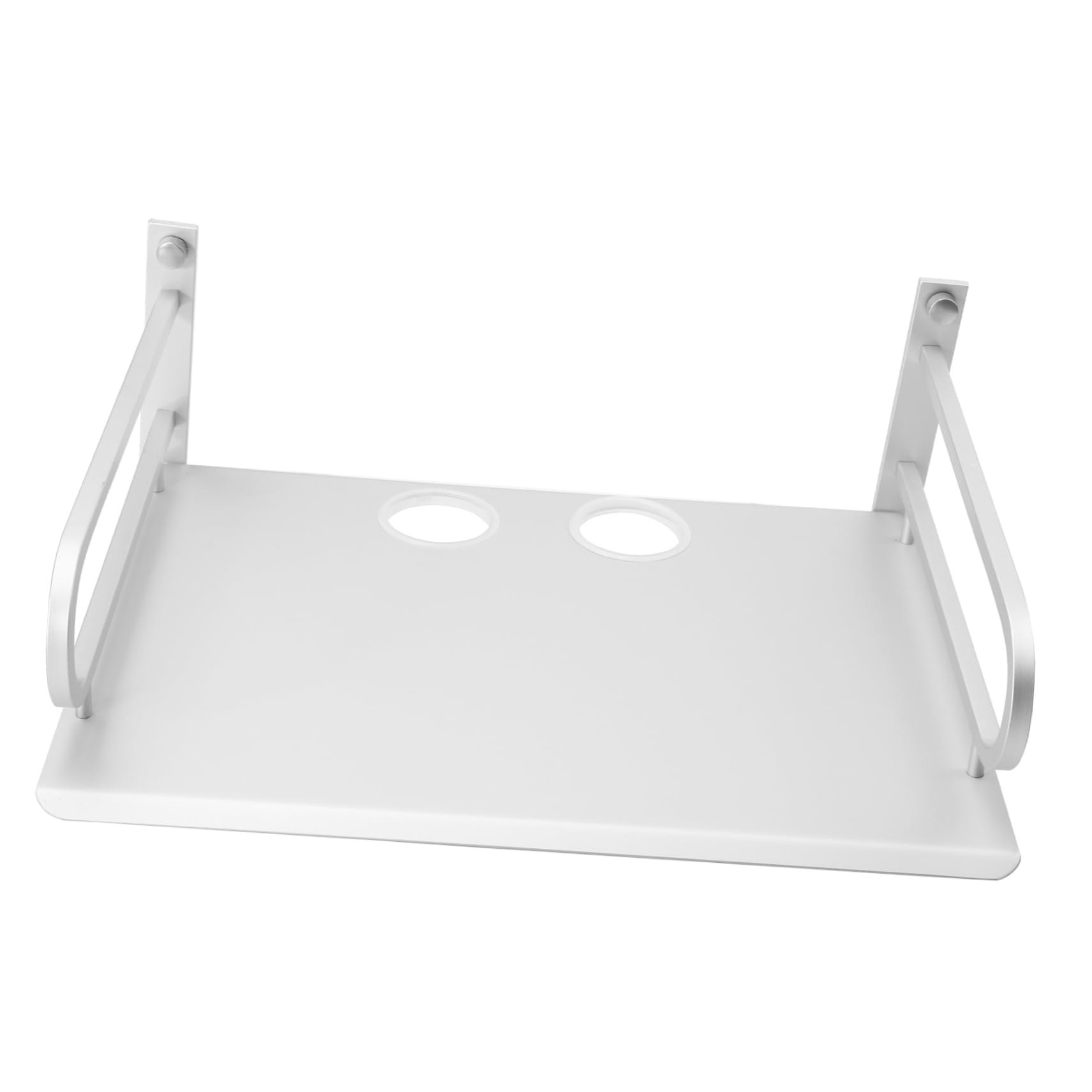 Soporte para Decodificador de TV de Aluminio Plata para Pared