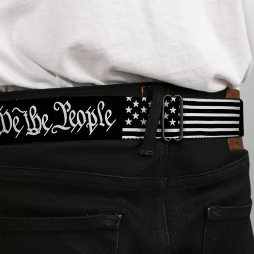 Buckle-Down unisex-adult Seatbelt Belt Americana Xl4