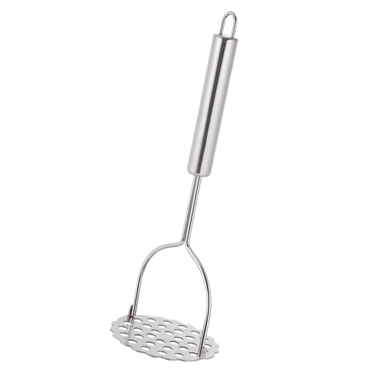 Luxshiny Kitchen Potato Masher Manual Stainless Steel Potato Pressing Tool Fruits Vegetables Kitchen Gadget for Effortless Cooking