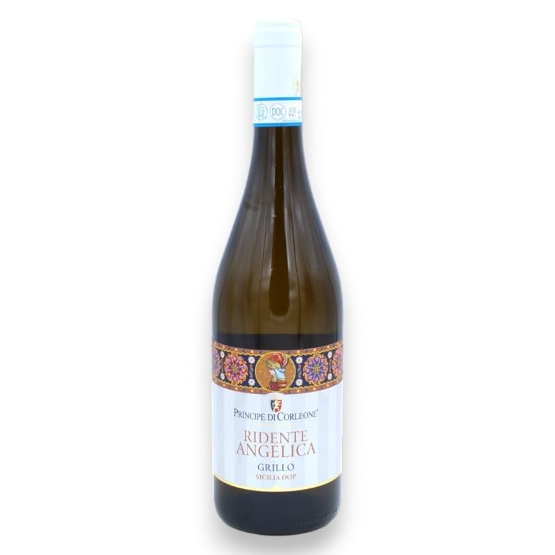 PRINCIPE DI CORLEONE Ridente Angelica - Vino Blanco Grillo DOP 750 ml - Vol. 13%