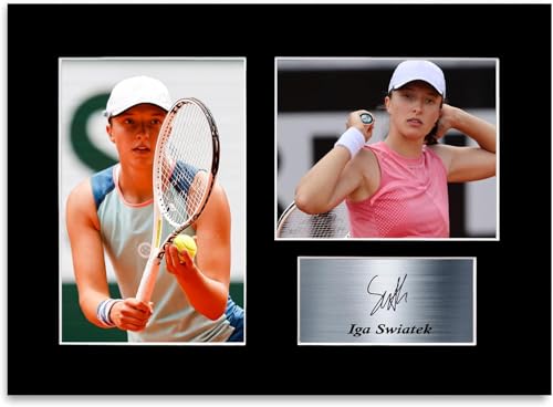Iga Swiatek Tennis Player A4 - Foto con autografo stampato