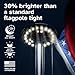 Solar Post Light Accessory – 26 LED Disc Topper, 1300 LM Brightness, Fits Most Outdoor Lamp Posts & Flagpoles, Weatherproof, Easy Installation