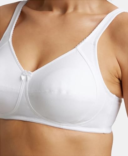 Image of Jockey 1841 Minimizer Bra | Wirefree | Non Padded | Full Coverage with Broad Fabric Straps | Microfiber Nylon Elastane Fabric