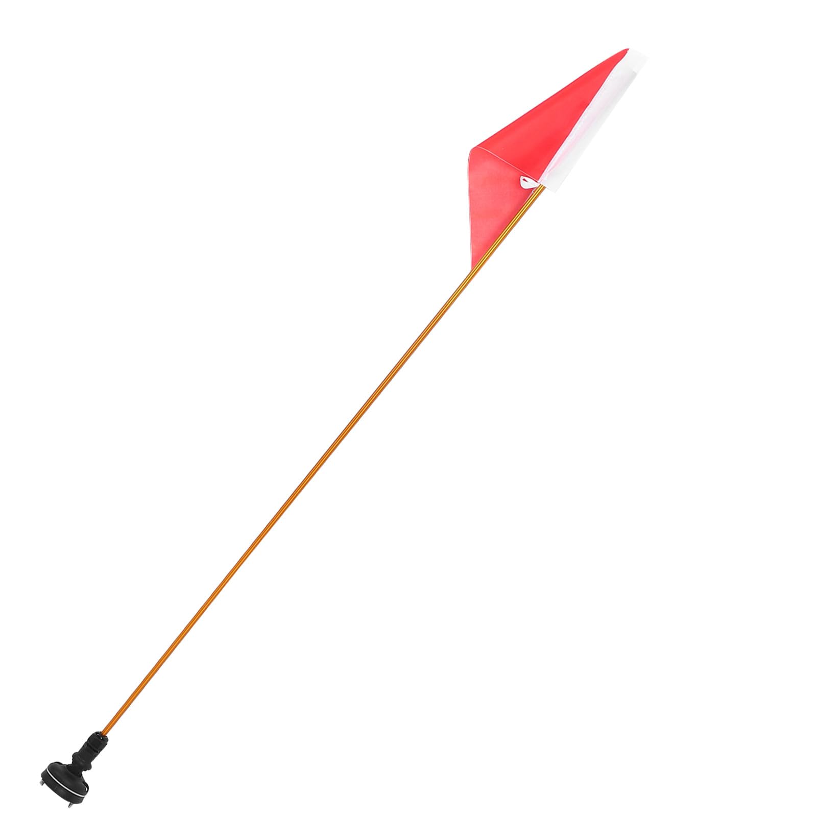 MERRYHAPY Bandiera di Avvertimento per Kayak Supporto in Acciaio e Base Stabile, Kit Accessori Nautici Pieghevole e Leggero, per Barche Leggere e Canoe, Montaggio Rapido per attività