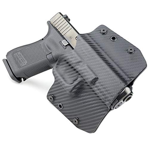 Black Carbon Fiber Owb Holster (Right-Hand, For Sig P365) #TOP1