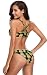 SHEKINI Traje de baño con Tiras Cruzadas para Mujer Bikini Conjunto de...