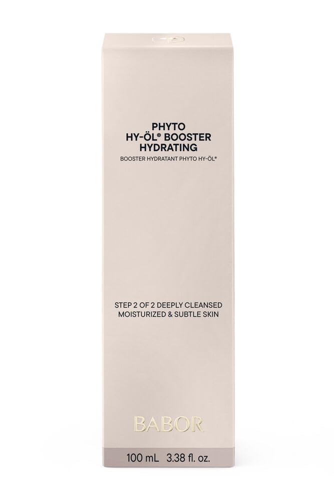 BABOR CLEANSING Phyto Hy-Öl Booster Hidratante para piel seca, limpiador facial para usar con Hy-Öl, con abedul y romero, fórmula vegana, Phytoactive Hydro Base, 1 x 100 ml