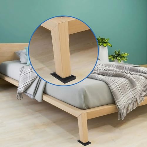 Hsthe Sea 20 Stück Möbel-Nivellierpads, Flexible Gummi-Tisch-Nivellierpads, wasserdichte, rutschfeste Möbelkeile für Zuhause, Restaurant, Nivelliertische und Stühle, Kühlschrank, Badezimmer