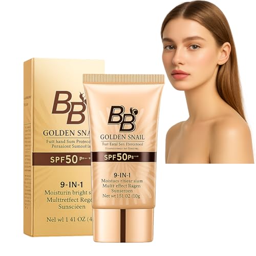 EHIOG BB Cream SPF 50+ Fondotinta Essence Correttore Idratante per Pelle Secca e Grassa, Uniforma il Tono, Protezione Solare, Copertura Naturale 40G