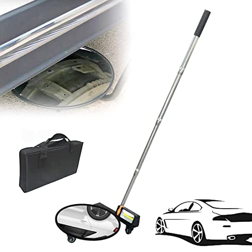 Espejo de inspección de seguridad para coche, espejo retráctil multifunción con 9 luces para automoción, construcción y uso industrial