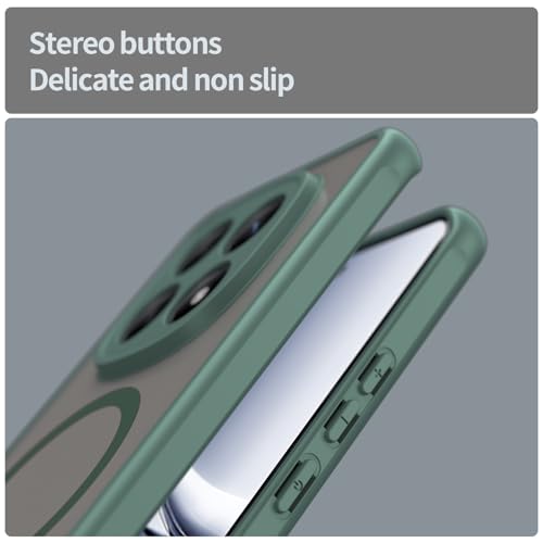 Image of Compatible with REDMI Redmi Note 15 5G Case Cover,Compatible with MagSafe,Anti-Fall,Compatible with Xiaomi Redmi Note 15 4G 2510DRA23E 2510DRA23G Cell Protective Phone Case Green