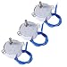 3PCS Turntable Motor Synchronous Synchron Motor 110V Motor 50/60Hz AC 100~127V CCW/CW 4W For Hand-Made, School Project, Model or Guide Motor (2.5-3RPM)
