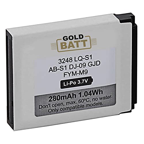 GOLDBATT Batteria S1 compatibile con LQ LQ-S1 / AB-S1 / DJ-09 / GJD/FYM-M9 / QN-01 / DZ-09 / DZ09 / FYM-M9 / GT-08 / GT08 A1 / HKX-S1 / QN01