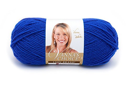 Image of Lion Brand Yarn 860-117 Vanna's Choice Yarn, Electric Blue