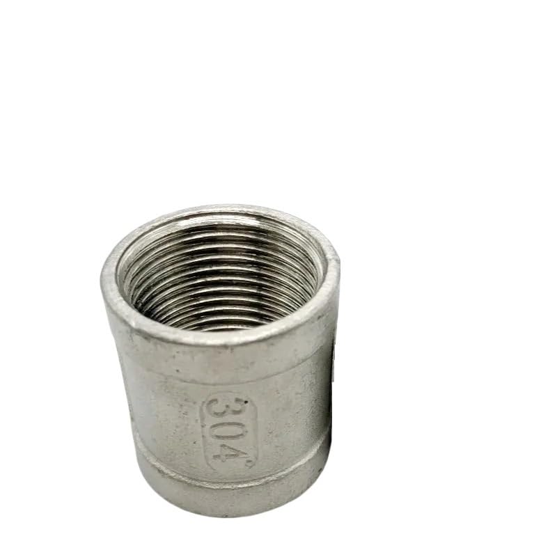 1 Pieza de Conector para Tubería de Acero Inoxidable 304 de 1/8", 1/4", 3/8" Y 1/2". Conector Reductor de Rosca Hembra a Hembra Bsp de 3/4", 1" Y 1-1/4"/Dn50 To Dn40