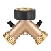 Topincn Conectores a y con Adaptador Adaptador Grifo Agua latón Conector Tubo...