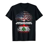 American Raised with Lebanese Roots Lebanon T-Shirt
