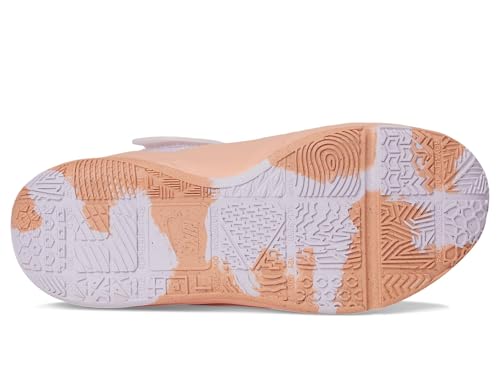 Nike Team Hustle D 12 (Big Kid) Sneaker, Doll/Apricot Agate/Pearl Pink/White, 5 US Unisex3