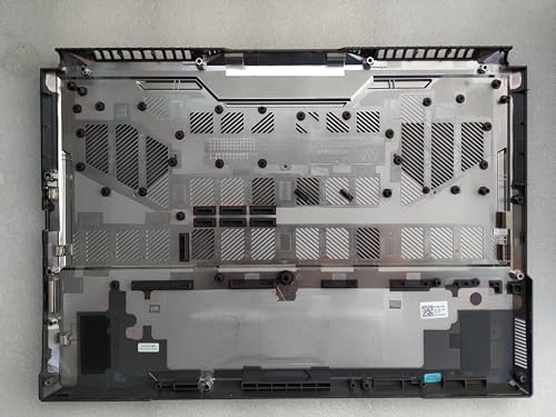 Image of Laptop Replacement Palmrest Upper and Bottom Base Cover Case for ASUS TUF Gaming F15 FX507, FA507, FX507Z, FX507ZM (Black, Tempered Glass, Integrated)