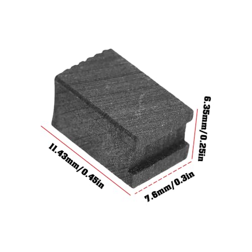 SG Store 4 Stück Kohlebürsten 7,6 X 6,35 X 11,43 Mm 90525135 Kompatibel mit Black & Decker HH2400 HH2400-CA