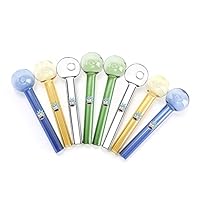 Algopix Similar Product 7 - 8 Pcs Colorful Thick Glass Oil Lamp