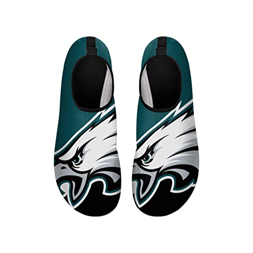 Image of FOCO NFL Mens Nflteam Logo Barefoot Beach Pool Quick-Dry Aqua Yoga Water Shoes