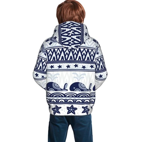 Sea Underwater Animals1 Kid Hoodies Boys Sweatshirts Girls Pullover with Pocket4