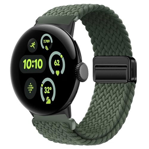 [ULIGADUO] poh For Google Pixel Watch 3X}[gEHb`ɑΉ }`J[̃iCґg }OlbgNXv (I[uO[, 45mm)