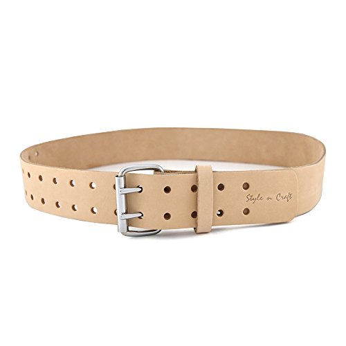Style n Craft 94-052 2-Inch Wide Work Belt in Heavy Top Grain Leather