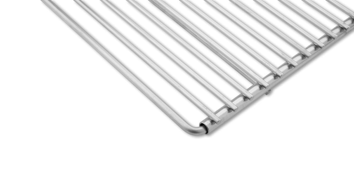Deos-grill Rejilla Barbacoa INOX Ajustable 65–90 × 45 cm con Asas | Diseño ajustable con asas