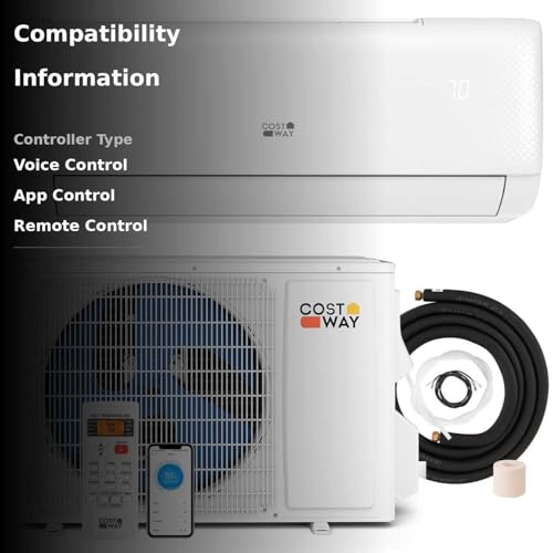 User-Friendly Controls of COSTWAY Mini Split Air Conditioner