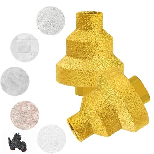 Effective Diamond Core Drill Bit, Diamond Core Drill Bit, 20-35-50mm Diamonds Stepped Hole Expander, Chamfer Multi-Layer Conical Hole Opener for Metal, Concrete, Tile,Marble, Engineered Stone (2)