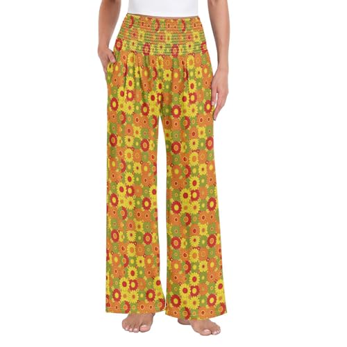 Pantalon large business casual idéal pour le bureau et sorties