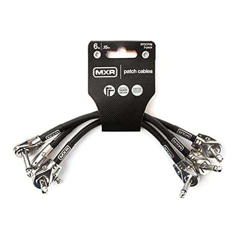 MXR Patch Cable 6 in|15 cm - 3 Pack (3PDCP06) Cover