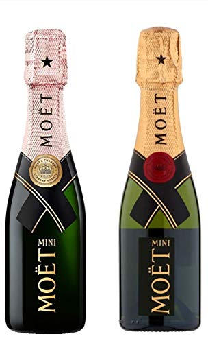 Moët & Chandon Duo Mini Champán Brut Y Rosé, 2 X 20 Cl