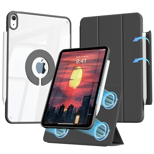 Étui iPad A16 11" pliable en Y avec porte-stylo portrait noir