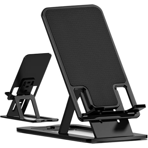 COYUN Soporte Móvil Plegable para Mesa y Escritorio, Apoya Smartphone, Sujeta Tablet, Base para Móviles y Tablets, Accesorio de Soporte para Teléfono